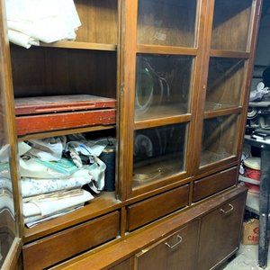 Mid 1960's Pecan Hutch